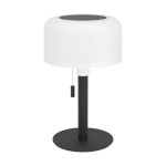 Eglo Lampe De Chevet Montapalma Acier Noir 2W 190lm - 830 Blanc Chaud | IP54 - Dimmable - USB-C