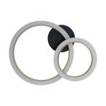 Eglo Plafonnier Calliera Acier Noir Dorée 12W 1500lm - 840 Blanc Froid | IP20 - Dimmable 