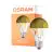 Osram Classic LED E27 Poire Filament Miroir Dorée 6.5W 650lm - 827 Blanc Très Chaud | Équivalent 50W