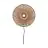 Good&Mojo Applique Murale Kalimantan Bambou Brun | Convient pour 1x E27 