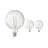 Lot 3x Calex Smart Tuya Wifi E27 Globe Filament 7.5W 1055lm - 818-830 Variable Blanc | Dimmable - Équivalent 75W 
