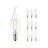 Lot 10x Philips Corepro LED Bougie E14 Bent-tip Filament Claire 2W 250lm - 827 Blanc Très Chaud | Équivalent 25W