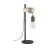 Eglo Lampe De Chevet Townshend Acier Bois Noir Brun | IP20 - Convient pour 1x E27 