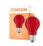 Osram LED Star Classic Decor E27 Poire Filament Dépolie 2.5W 45lm - Rouge | Équivalent 7W