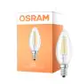 Osram Classic LED E14 Bougie Filament Claire 4W 470lm - 827 Blanc Très Chaud | 3 Step Dim - Équivalent 40W