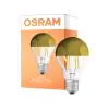 Osram Classic LED E27 Poire Filament Miroir Dorée 4W 400lm - 827 Blanc Très Chaud | Équivalent 35W