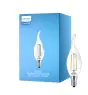 Philips Corepro LED Bougie E14 Flamme Filament Claire 2W 250lm - 827 Blanc Très Chaud | Équivalent 25W