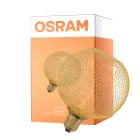 Osram Decor Spiral E27 Globe Filament Dorée 3.5W 170lm - 818 Blanc Très Chaud | Dimmable - Équivalent 15W