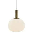Nordlux Alton 25 Suspension Luminaire Verre Blanc | Convient pour 1x E27