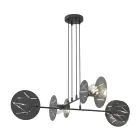 Emibig Suspension Luminaire Xotic Acier Noir | Convient pour 4x E27 - Max 15W