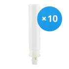 Lot 10x Osram Dulux-D LED 9W - 830 Blanc Chaud | 2-Pins - Équivalent 26W