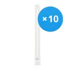 Lot 10x Osram Dulux-L LED 18W - 830 Blanc Chaud | 4-Pins - Équivalent 36W