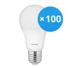 Lot 100x Noxion LED ampoule Lucent Classic Pro LED E27 Poire Dépolie 5.5W 470lm - 827 Blanc Très Chaud | Dimmable - Équivalent 40W
