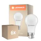 Lot 6x Ledvance Performance LED Ampoule B22d Poire Dépolie 8.5W 806lm - 827 Blanc Très Chaud|Équivalent 60W