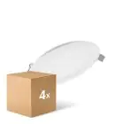 Lot 4x Ledvance Downlight LED Slim Rond DN155 12W 1020lm 120D - 830 Blanc Chaud | 169mm 