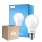 Lot 6x Philips Corepro LED Ampoule E27 Poire Dépolie 8.5W 1055lm - 840 Blanc Froid - Équivalent 75W