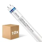 Lot 10x Philips Tube LED T8 MASTER (HF) High Output 8W 1050lm - 840 Blanc Froid | 60cm - Équivalent 18W