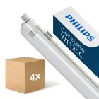 Lot 4x Philips Réglette LED Étanche CoreLine WT120C Gen2 18/32W 2700/4500lm - 840 Blanc Froid | 120cm
