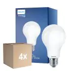 Lot 4x Philips Classic LED Ampoule E27 Poire Dépolie 13W 2000lm - 827 Blanc Très Chaud | Équivalent 120W