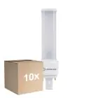 Lot 10x Ledvance DULUX-D LED 5W - 840 Blanc Froid | 2-Pins - Équivalent 10W