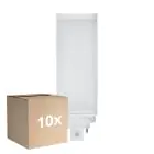 Lot 10x Ledvance Dulux-T LED 10W - 830 Blanc Chaud | 4-Pins - Équivalent 26W