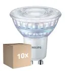 Lot 10x Philips MASTER Value Spot LED GU10 PAR16 5.5W 575lm 36D - 930 Blanc Chaud | Meilleur Rendu Des Couleurs - Dimmable - Équivalent 80W