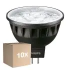 Lot 10x Philips Master Spot LED GU5.3 MR16 6.7W 440lm 24D - 930 Blanc Chaud | Meilleur Rendu Des Couleurs - Dimmable - Équivalent 35W