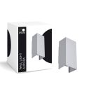 D'Lite Applique Murale Aurora Aluminium Argent Up & Down 6.5W 500lm - 830-840 CCT | IP54