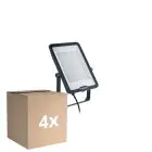 Lot 4x Philips Projecteur LED Ledinaire BVP169 150W 18000lm 110D - 830-865 CCT | IP65 - Symétrique 