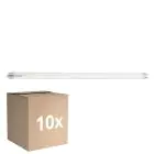 Lot 10x Sylvania ToLEDo Superia T8 Tube LED T8 (EM/Direct 230V) Ultra Efficiency 16.8W 3100lm - 840 Blanc Froid | 120cm - Équivalent 36W