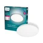 Philips LED Plafonnier Izso Blanc 24W 2500lm - 827-865 Variable Blanc | Dimmable - Télécommande