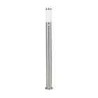 Eglo Lampadaire extérieur Helsinki Acier Inoxydable | IP44 - Convient pour 1x E27 - Détecteur De Mouvement