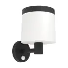 Eglo Applique Murale Pantete Solar Noir 7W 790lm - 830 Blanc Chaud | IP65 - Détecteur De Mouvement
