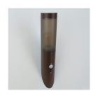 Eglo Applique Murale Helsinki Acier Inoxydable Brun | IP55 - Convient pour 1x E27 - Détecteur De Mouvement