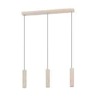 Eglo Suspension Luminaire Caminia Acier Poncé 3x4.7W 3x345lm - 830 Blanc Chaud | IP20 - Incl. 3x GU10