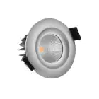 Noxion Spot LED Gimba Aluminium 6W 400lm 36D - 927 Blanc Très Chaud | Diamètre 74mm - IP44 - Meilleur rendu des couleurs - Dimmable